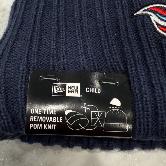 Tennessee Titans Beanie Hat Youth NFL Football Pom New Era Kids Outdoors NEW - Picture 11 of 12